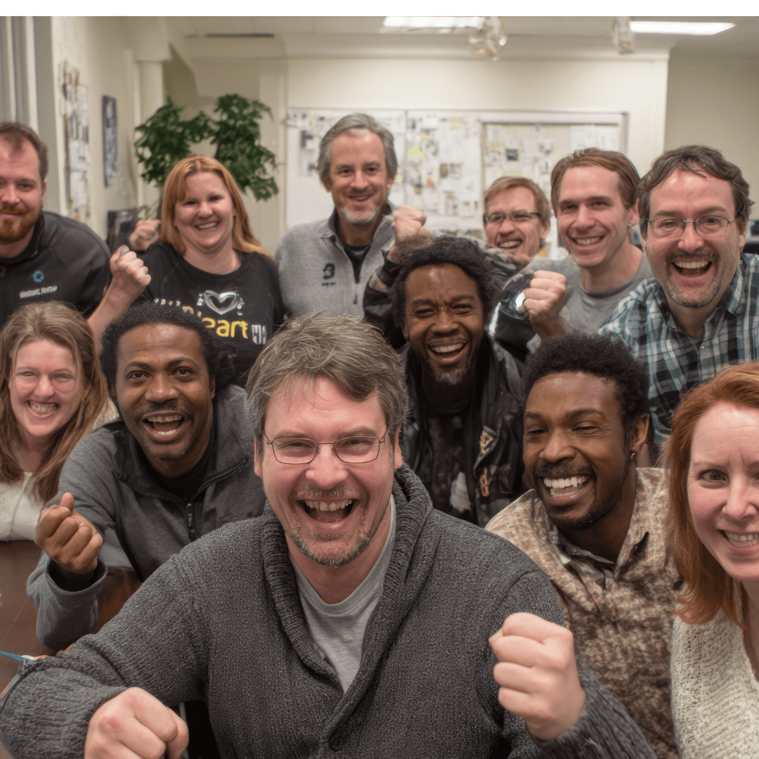 Agile Delivery team collaborating at an event